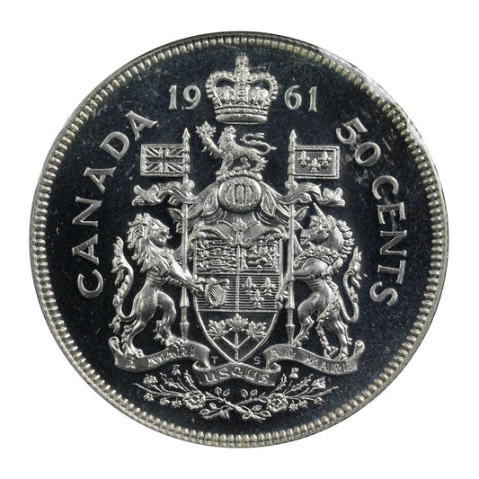 1961 Canada 50-cents Proof Like Cameo