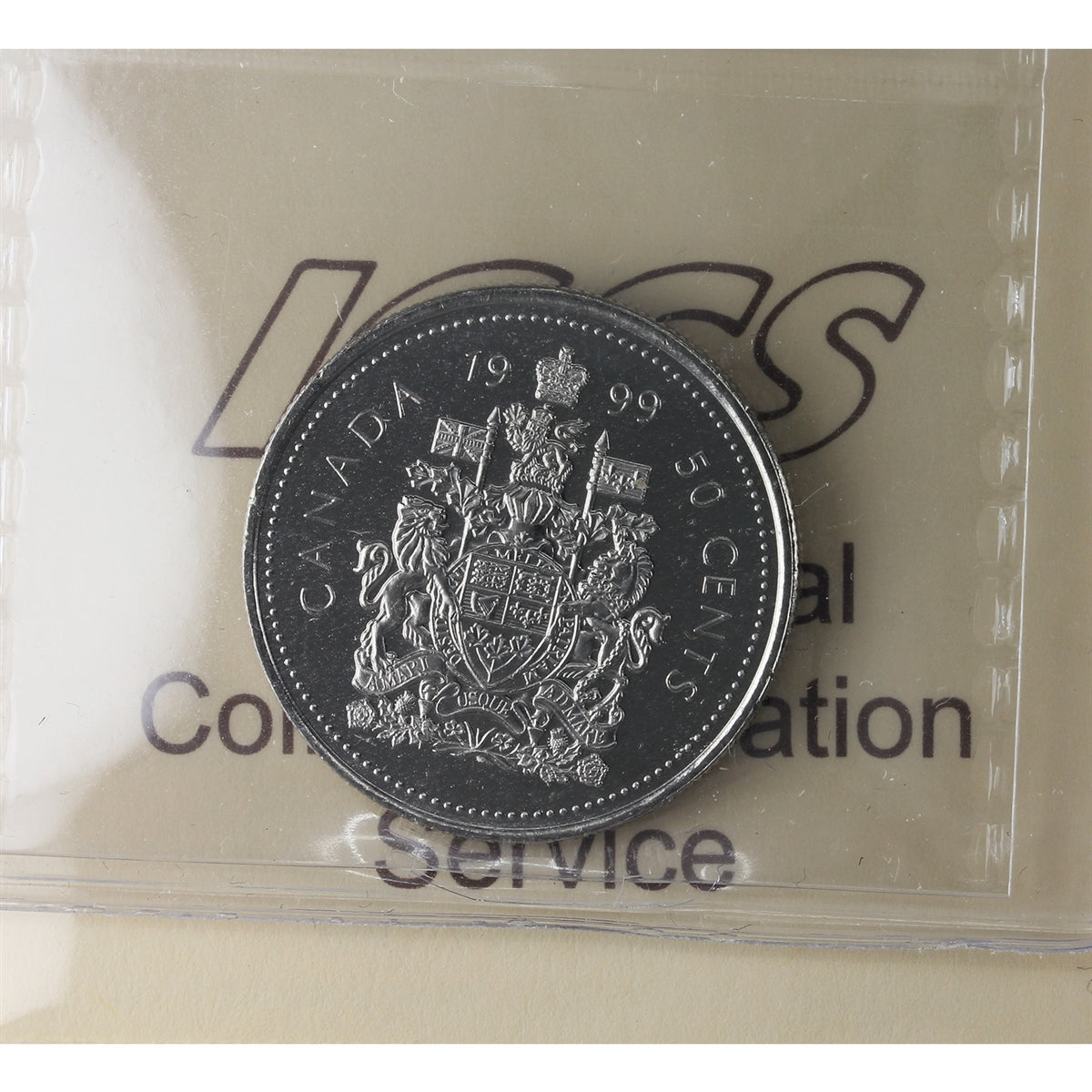 1999 Canada 50-cents ICCS Certified MS-64