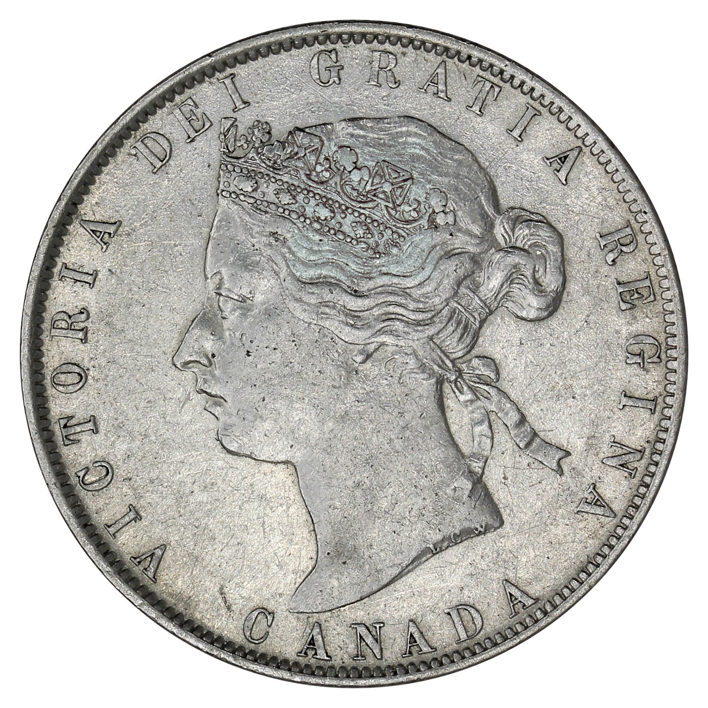 1871H Canada 50-cents EF-AU (EF-45)