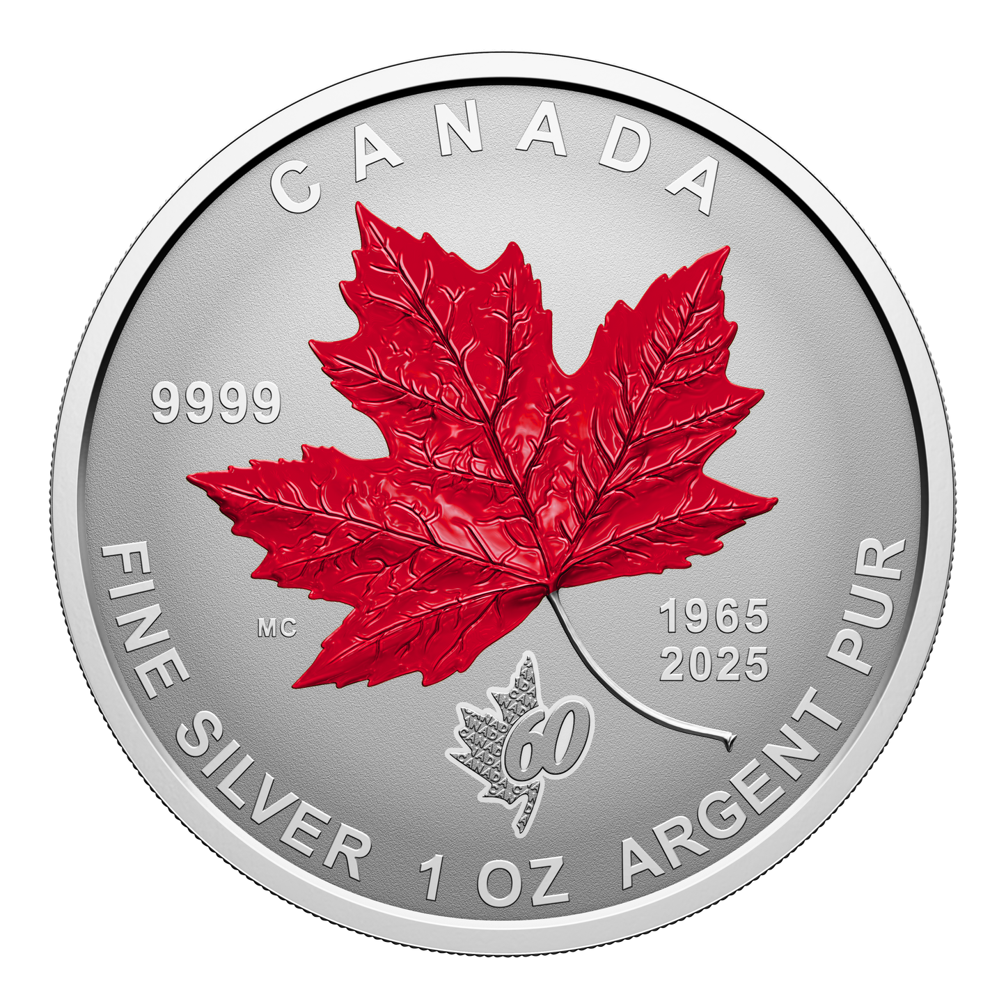 (Pre-Order) 2025 60th Anniversary of the Canadian Flag Fine Silver Fractional Set (No Tax)