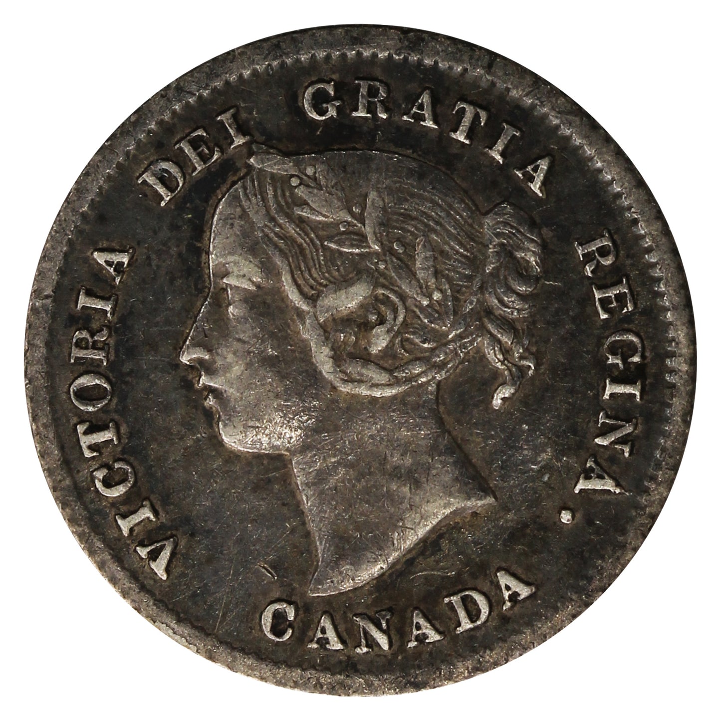 1872H Canada 5-cents VF-EF (VF-30) $