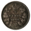 1900 Round 0's Canada 5-cents F-VF (F-15) $