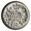 1902 Canada 5-cents UNC+ (MS-62) $