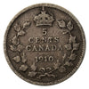 1910 Pointed Leaves Canada 5-cents Very Good (VG-8)