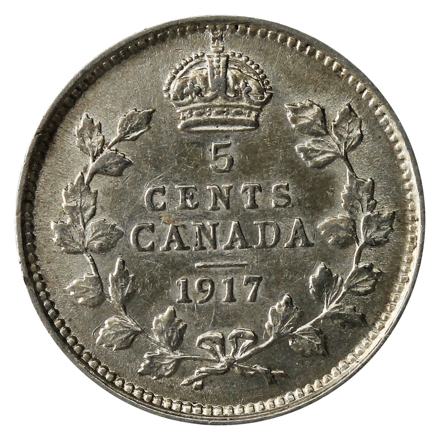 1917 Canada 5-cents VF-EF (VF-30)