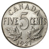 1927 Canada 5-cents Brilliant Uncirculated (MS-63) $