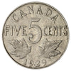 1929 Canada 5-cents VG-F (VG-10)