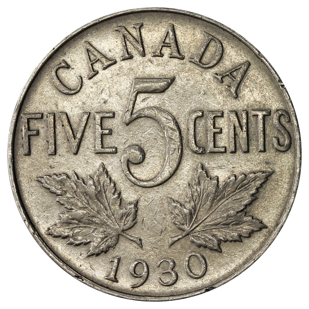 1930 Canada 5-cents VF-EF (VF-30)