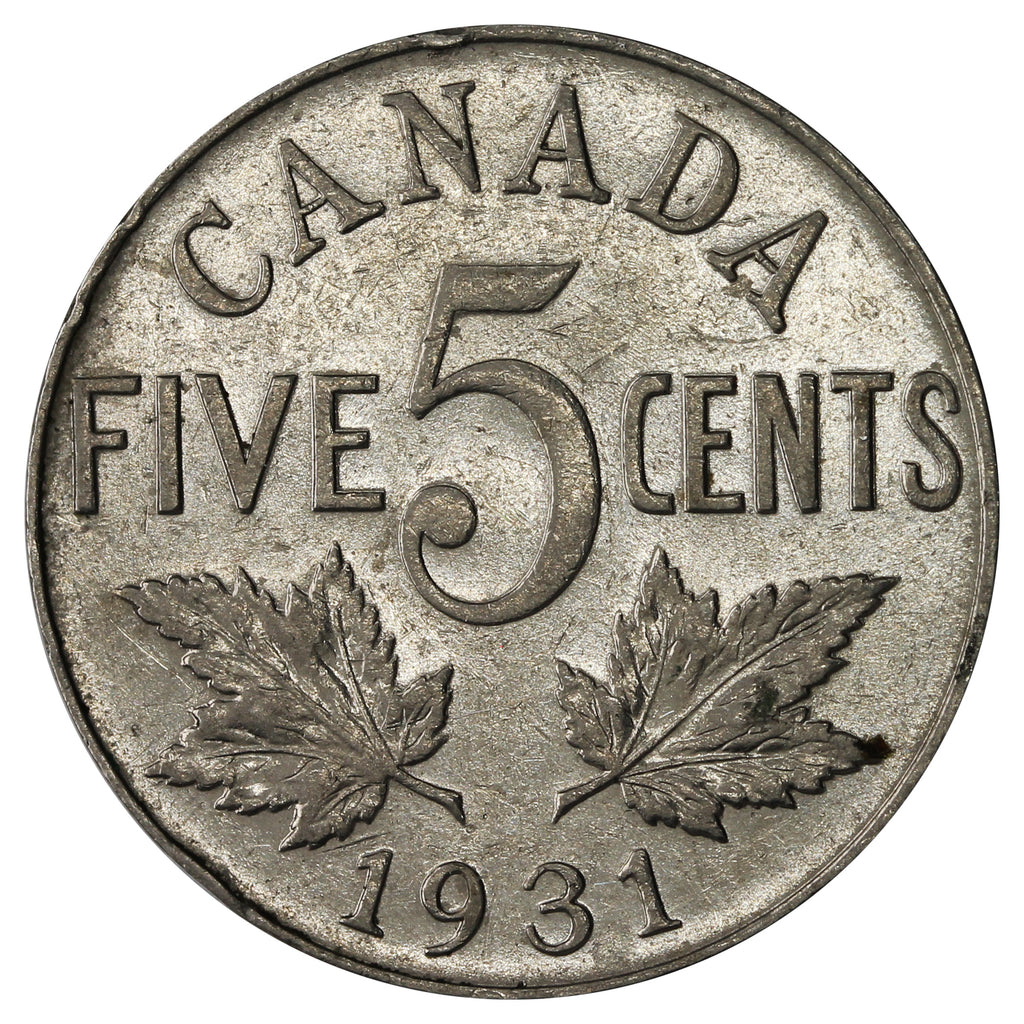 1931 Canada 5-cents Very Fine (VF-20)