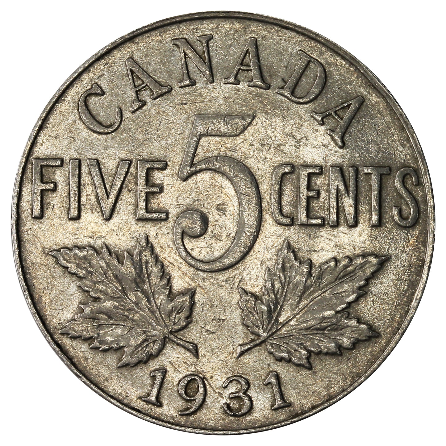 1931 Canada 5-cents VF-EF (VF-30)