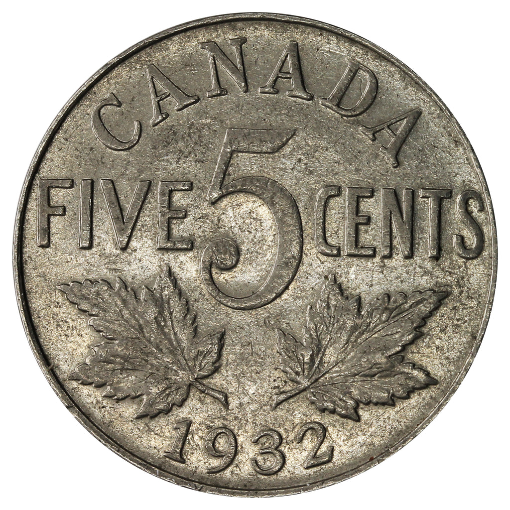 1932 Canada 5-cents VF-EF (VF-30)