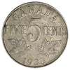 1933 Canada 5-cents Fine (F-12)