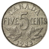 1933 Canada 5-cents F-VF (F-15)