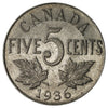 1936 Canada 5-cents VF-EF (VF-30)