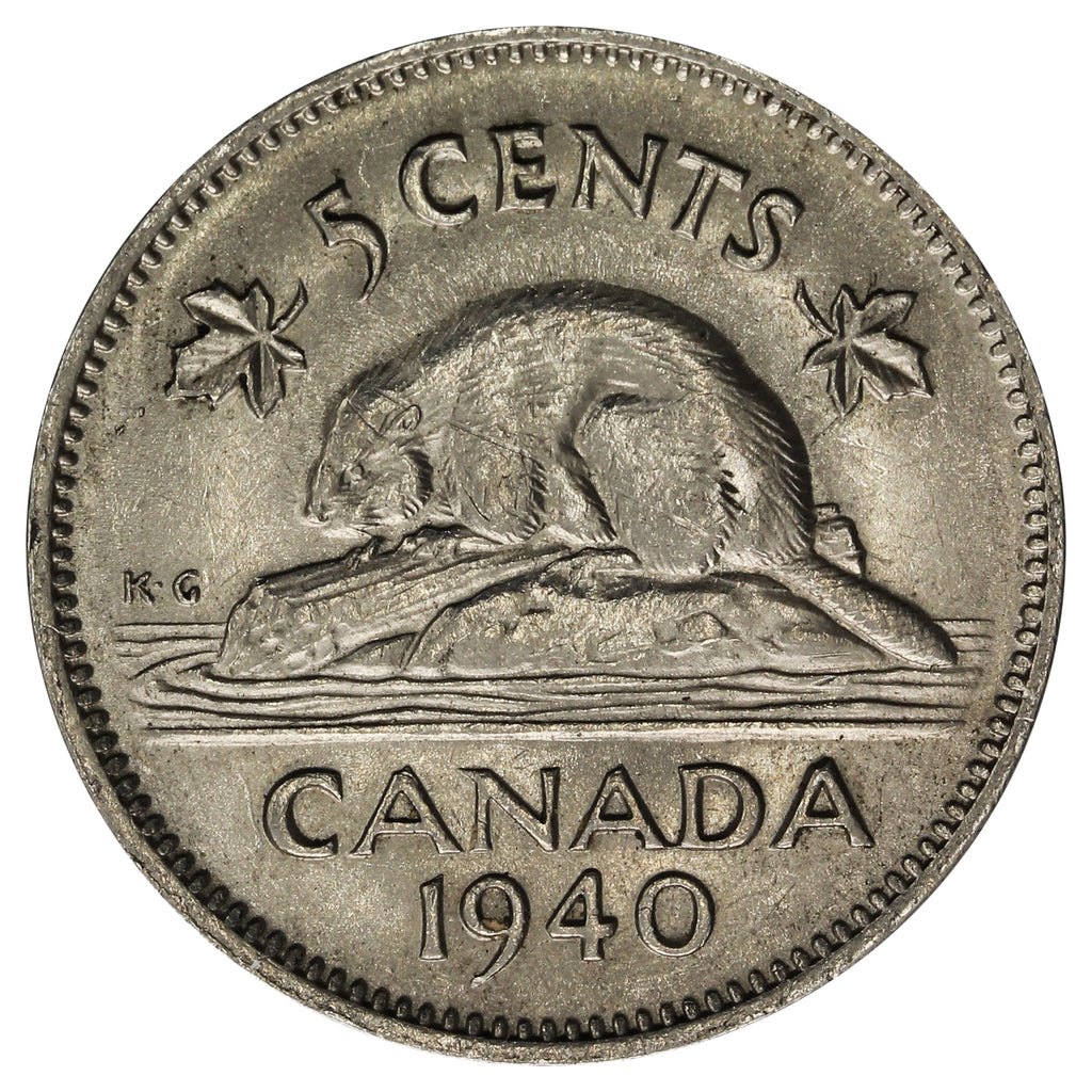 1940 Canada 5-cents Uncirculated (MS-60)