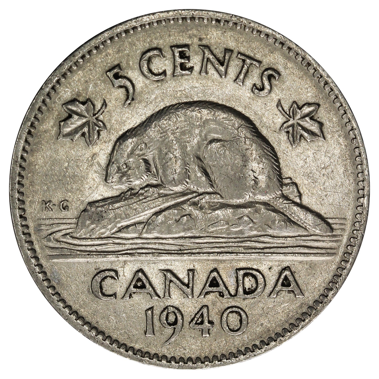 1940 Canada 5-cents VF-EF (VF-30)