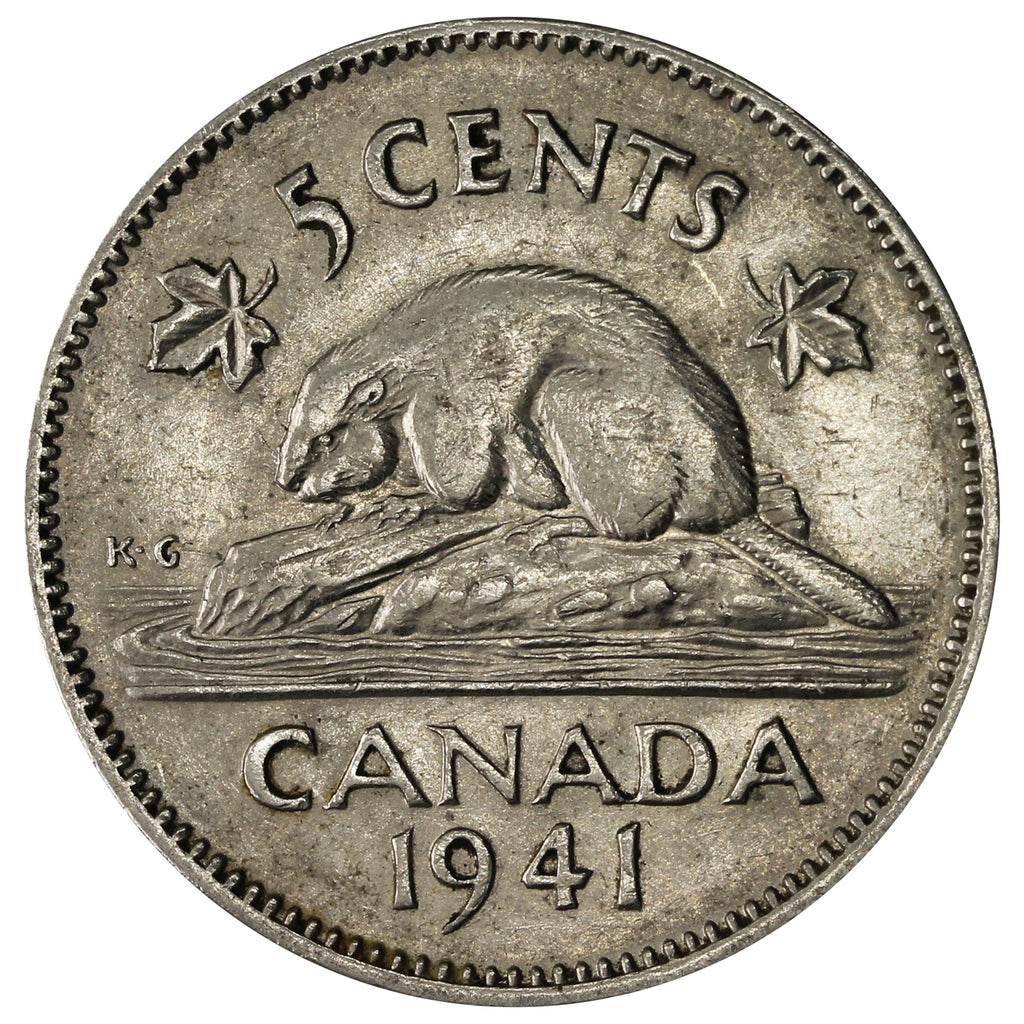 1941 Canada 5-cents EF-AU (EF-45)