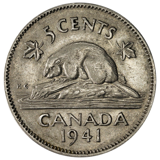 1941 Canada 5-cents EF-AU (EF-45)