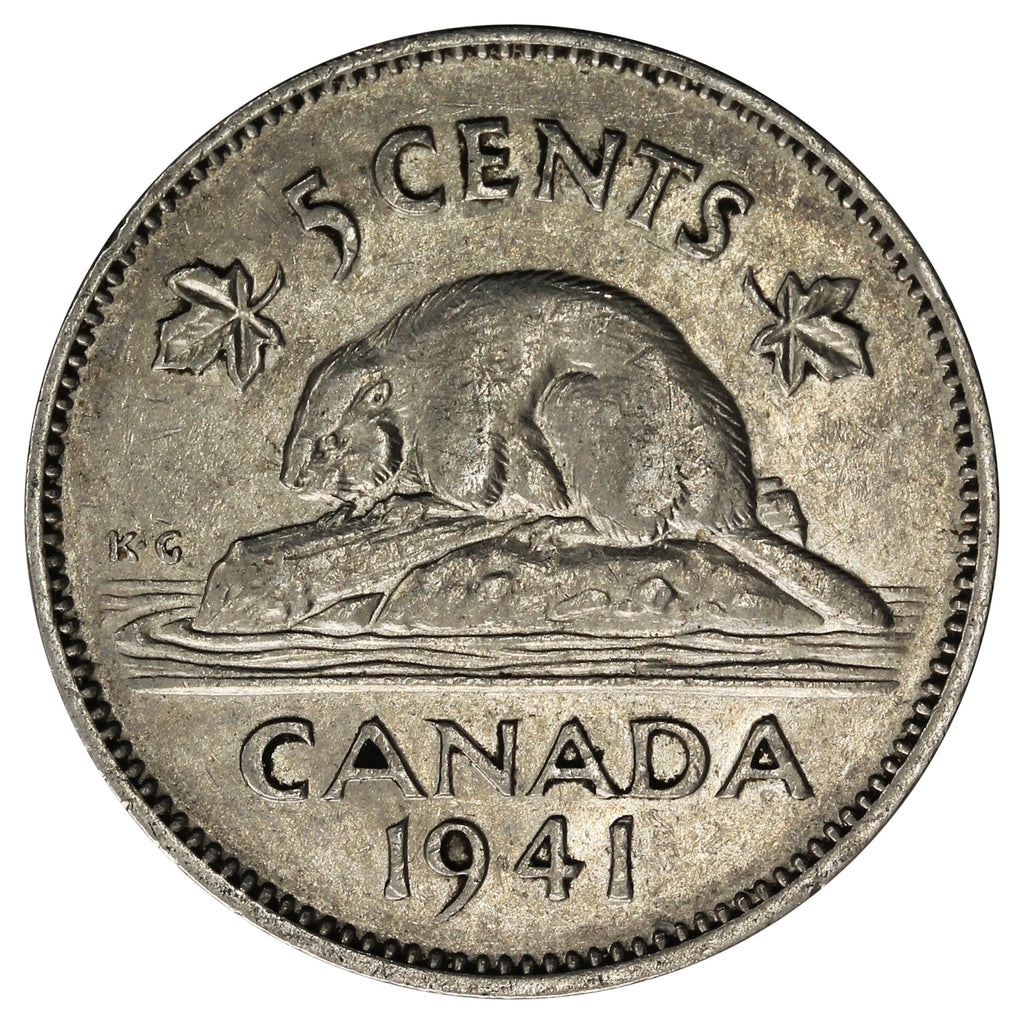 1941 Canada 5-cents VF-EF (VF-30)