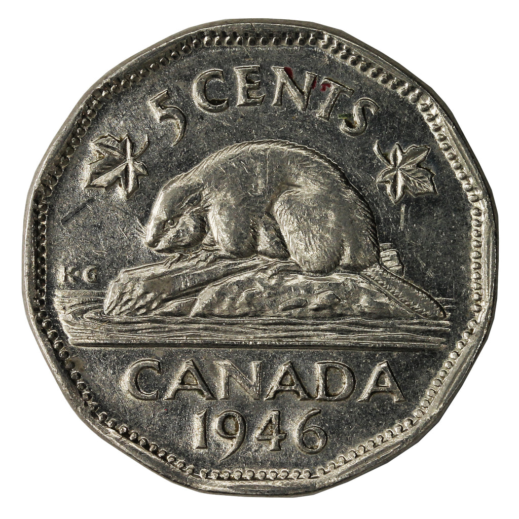 1946 Canada 5-cents VF-EF (VF-30)