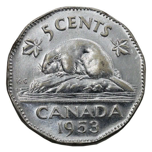 1953 NSS Canada 5-cents VF-EF (VF-30)