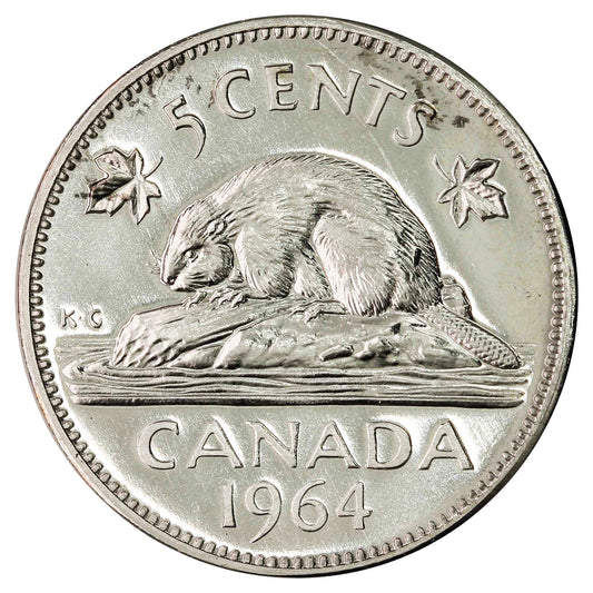 1964 Canada 5-cents Proof Like