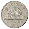 1964 Canada 5-cents Extra Water Line Canada 5-cents Circulated