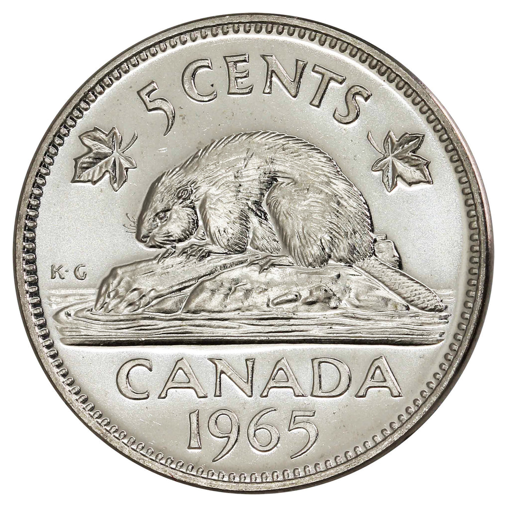 1965 Canada 5-cents Proof Like