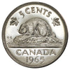 1965 Canada 5-cents Brilliant Uncirculated (MS-63)