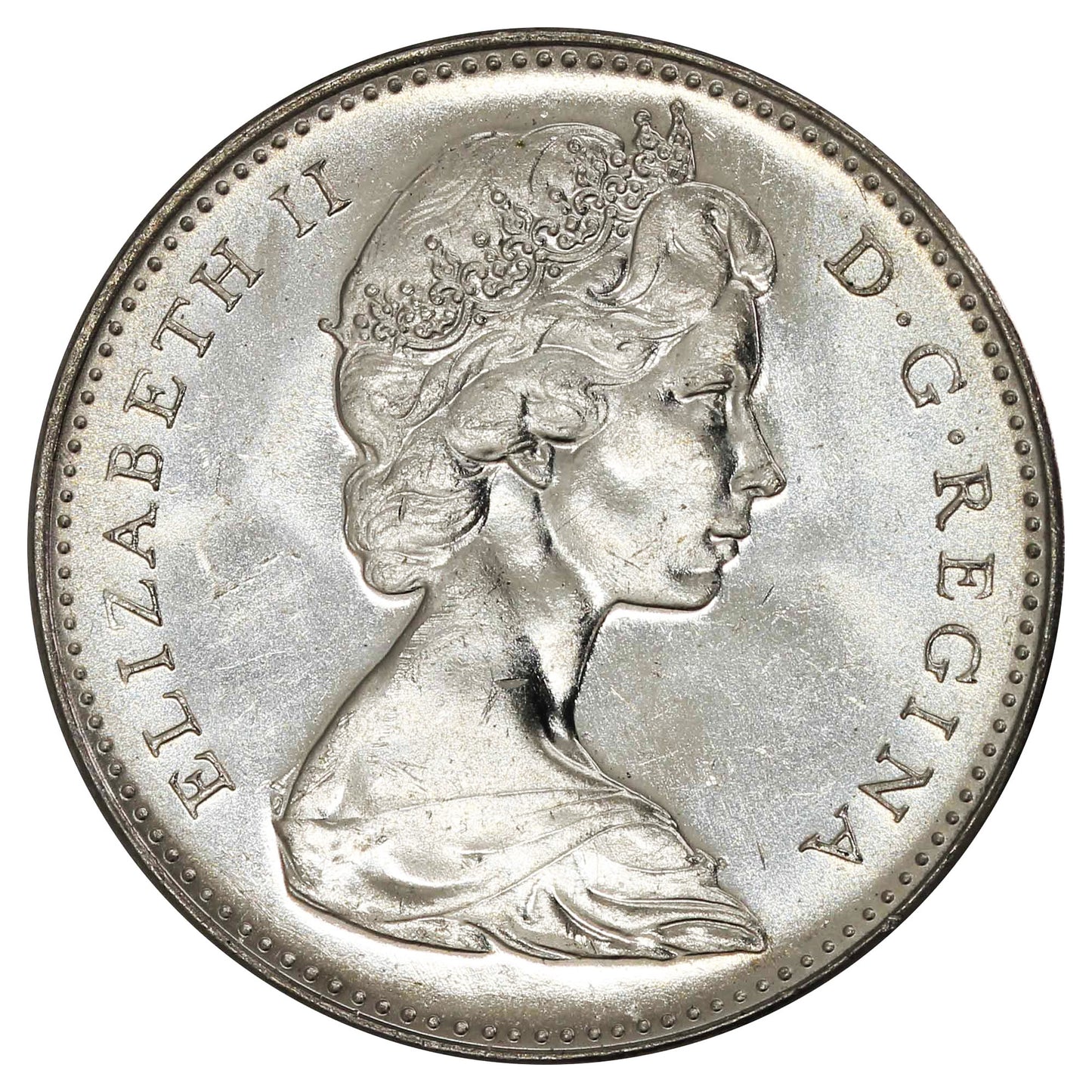 1965 Canada 5-cents Brilliant Uncirculated (MS-63)