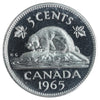 1965 Canada 5-cents ICCS Certified PL-65 Heavy Cameo