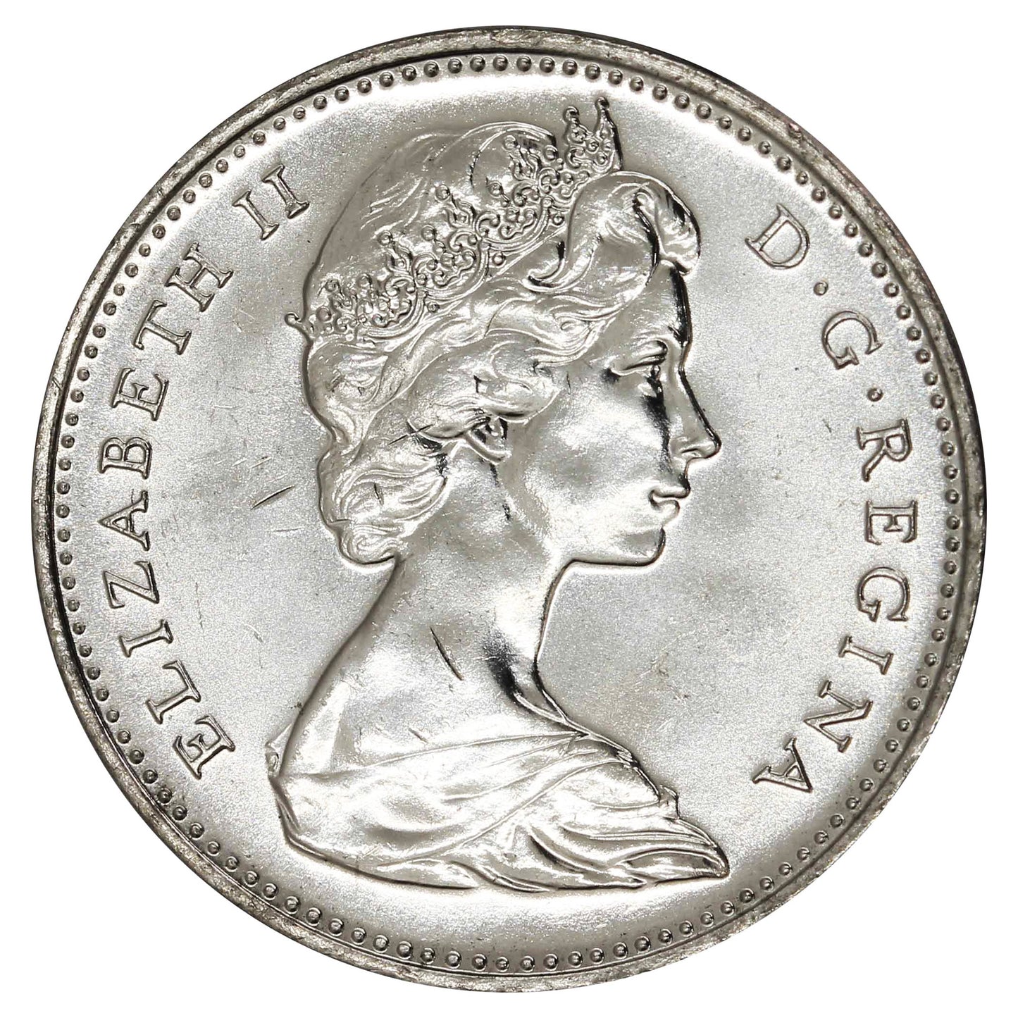 1968 Canada 5-cents Brilliant Uncirculated (MS-63)