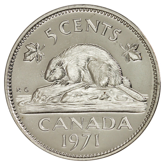 1971 Canada 5-cents Proof Like