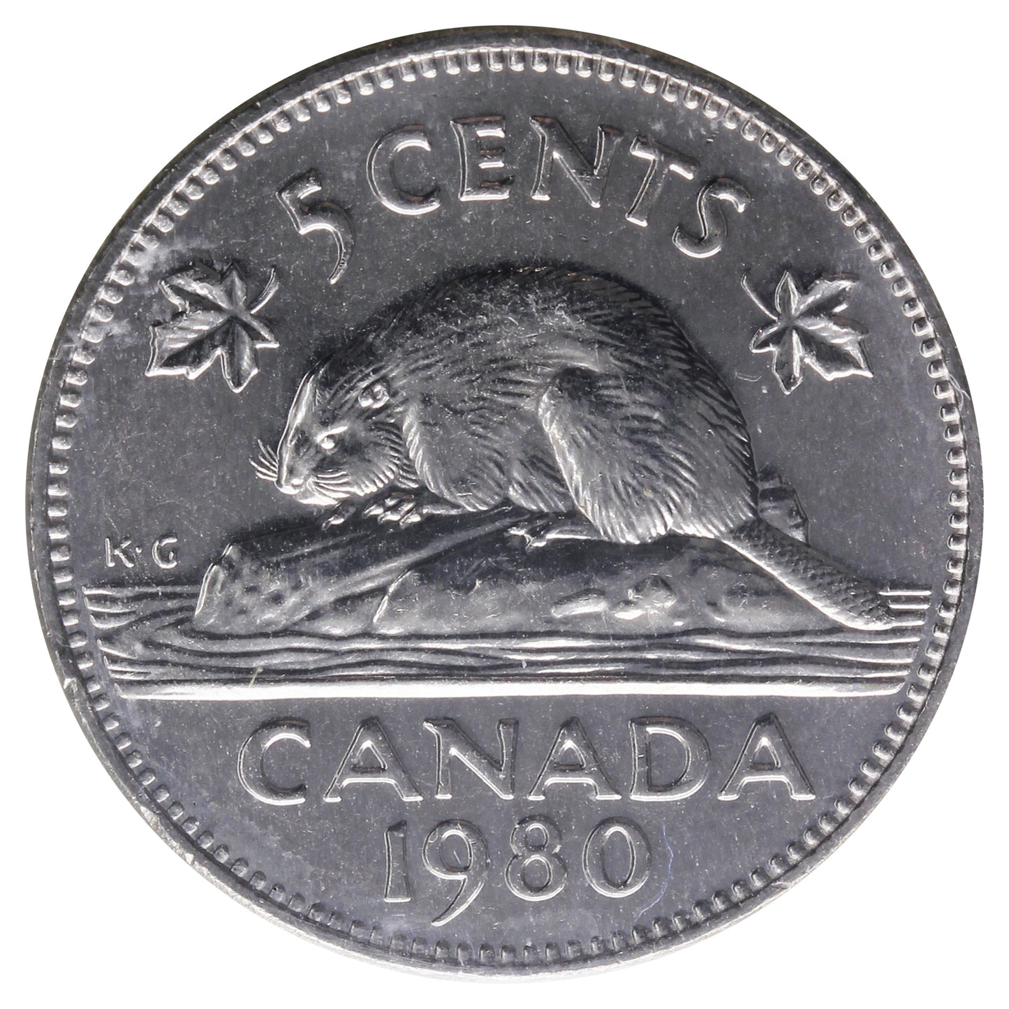 1980 Canada 5-cents ICCS Certified MS-65