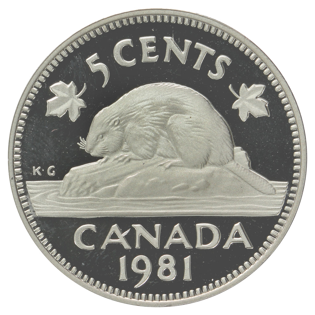 1981 Canada 5-cents Proof