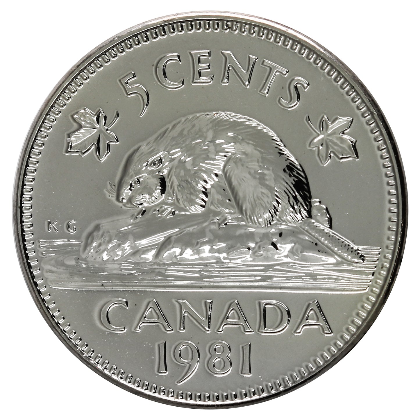 1981 Canada 5-cents Proof Like