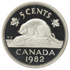 1982 Canada 5-cents Proof