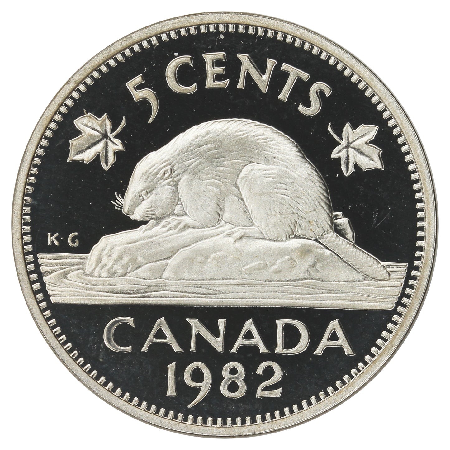 1982 Canada 5-cents Proof