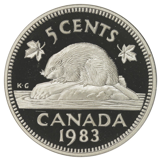 1983 Canada 5-cents Proof