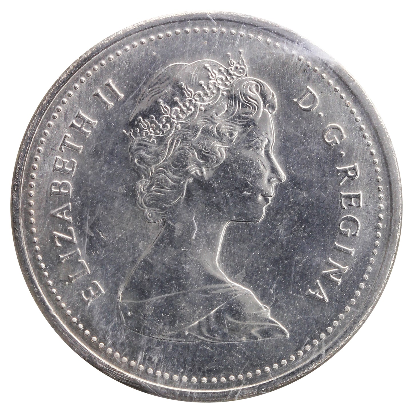 1986 Canada 5-cents ICCS Certified MS-65