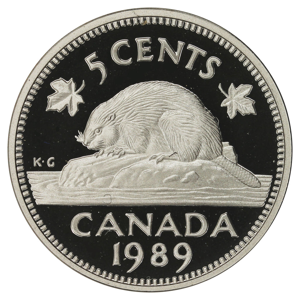 1989 Canada 5-cents Proof