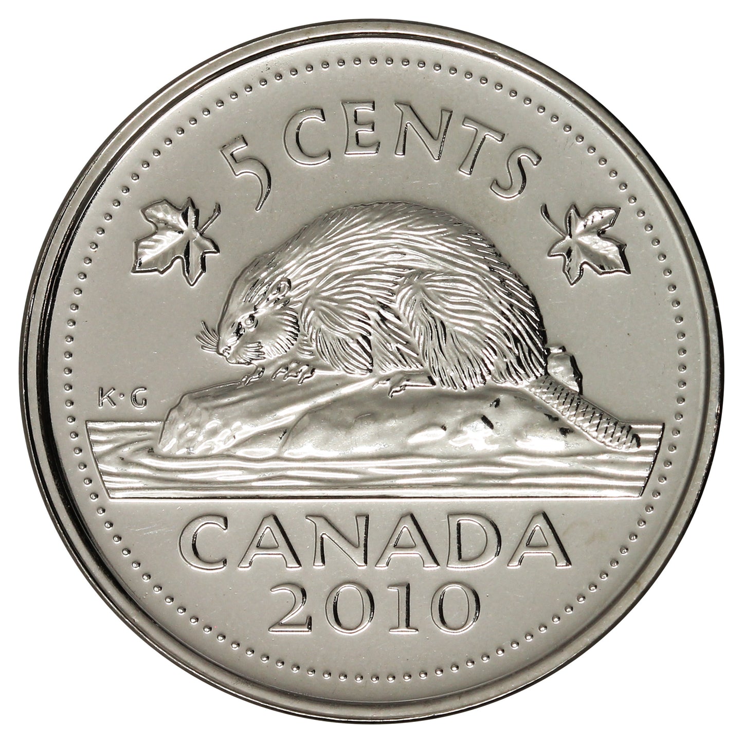 2010 Canada 5-cents Proof Like