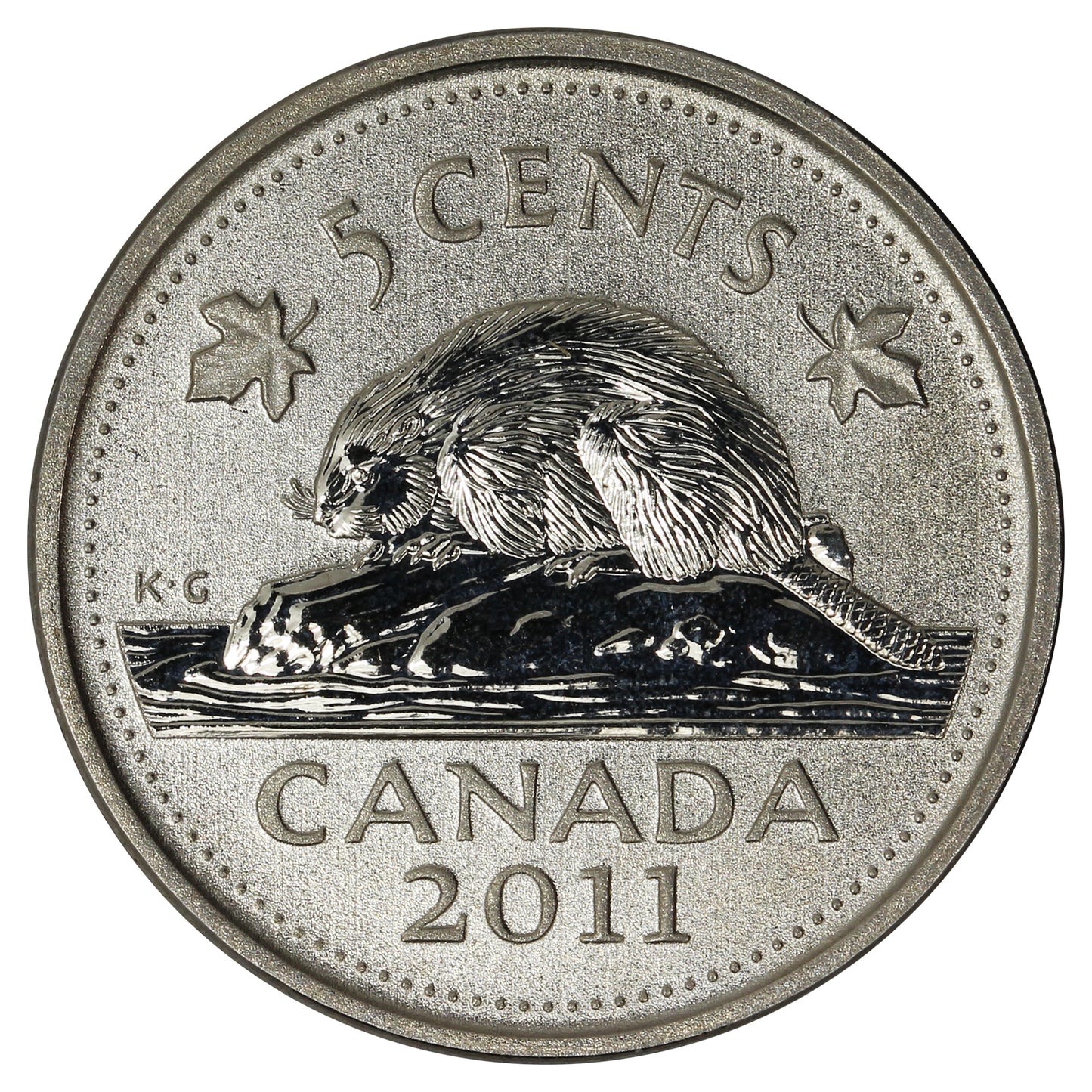 2011 Canada 5-cents Specimen