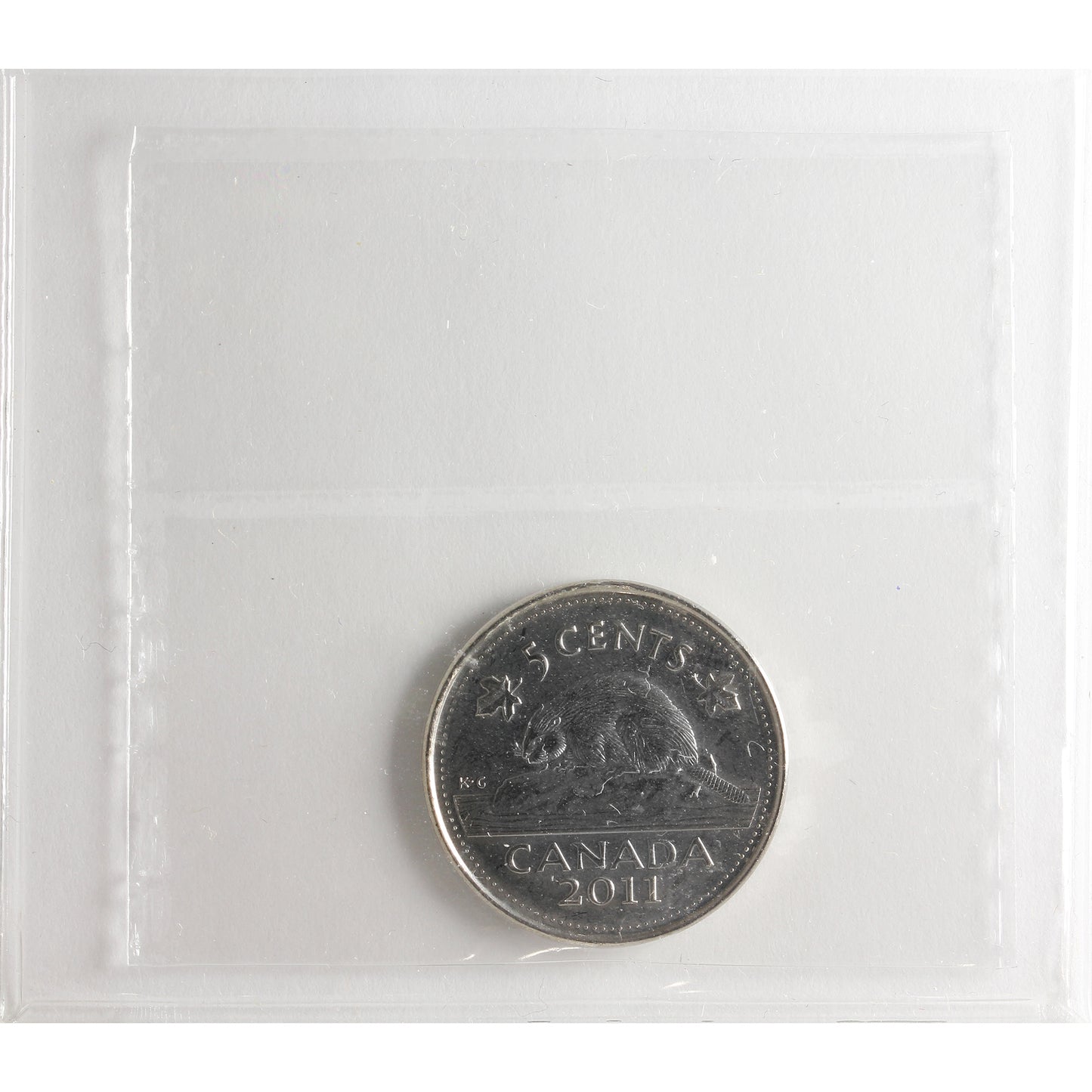 2011 Canada 5-cents ICCS Certified MS-65