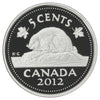 2012 Canada 5-cents Silver Proof (No Tax)