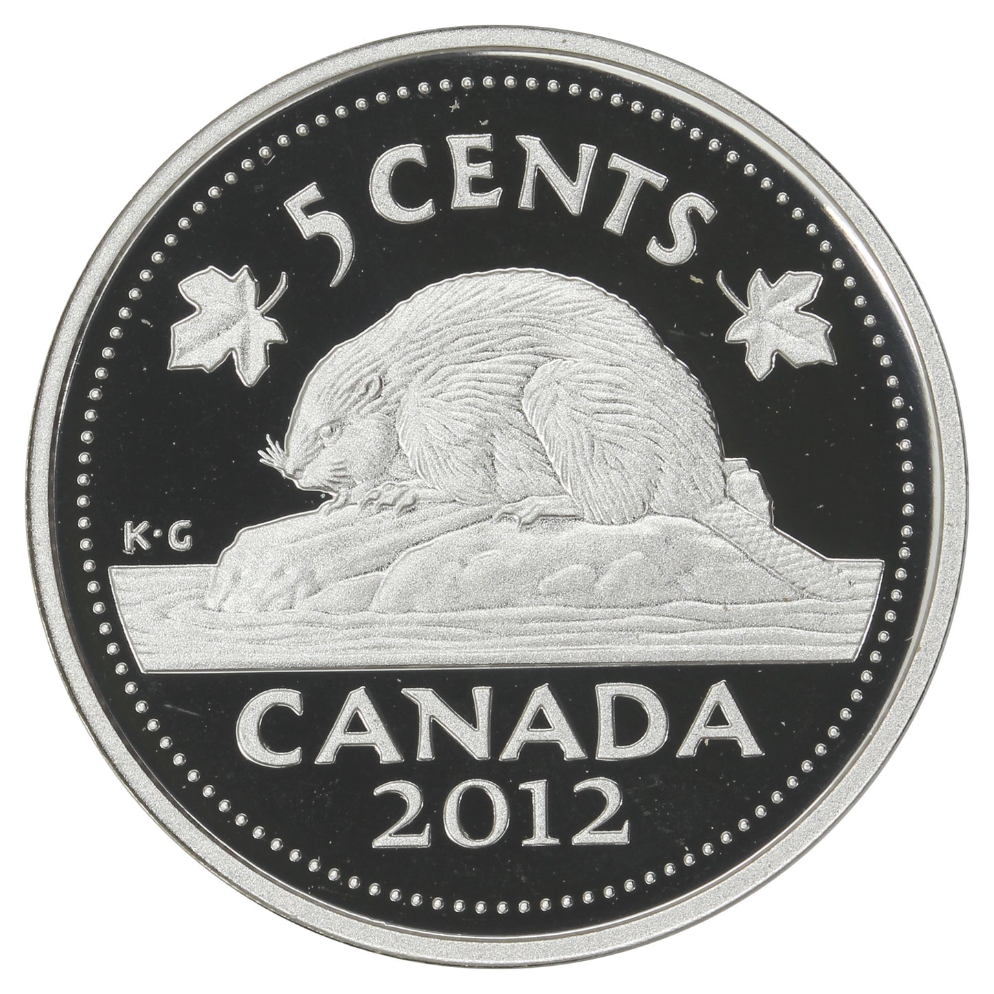 2012 Canada 5-cents Silver Proof (No Tax)