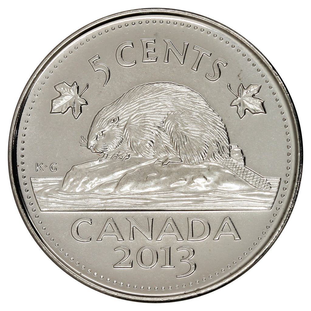 2013 Canada 5-cents Brilliant Uncirculated (MS-63)