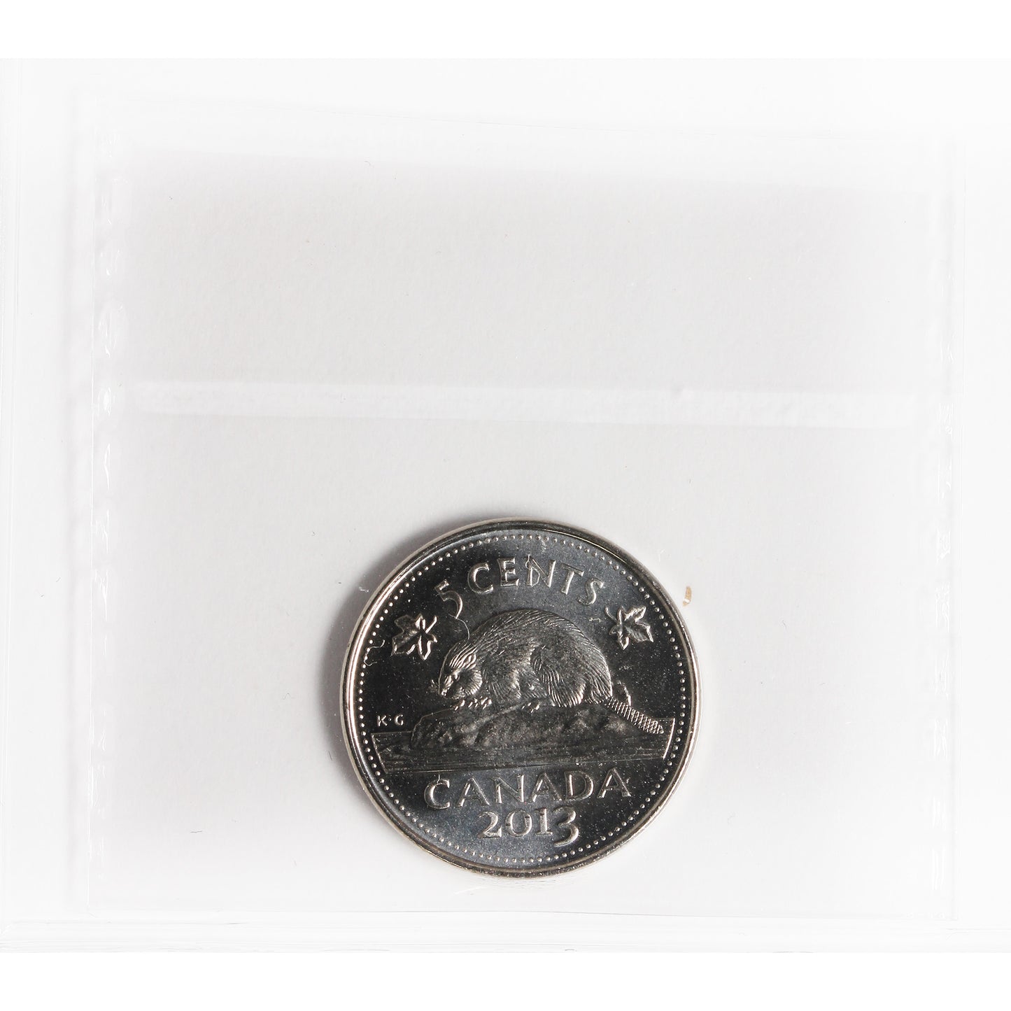 2013 Canada 5-cents ICCS Certified MS-65