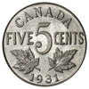 1931 Canada 5-cents Uncirculated (MS-60) $