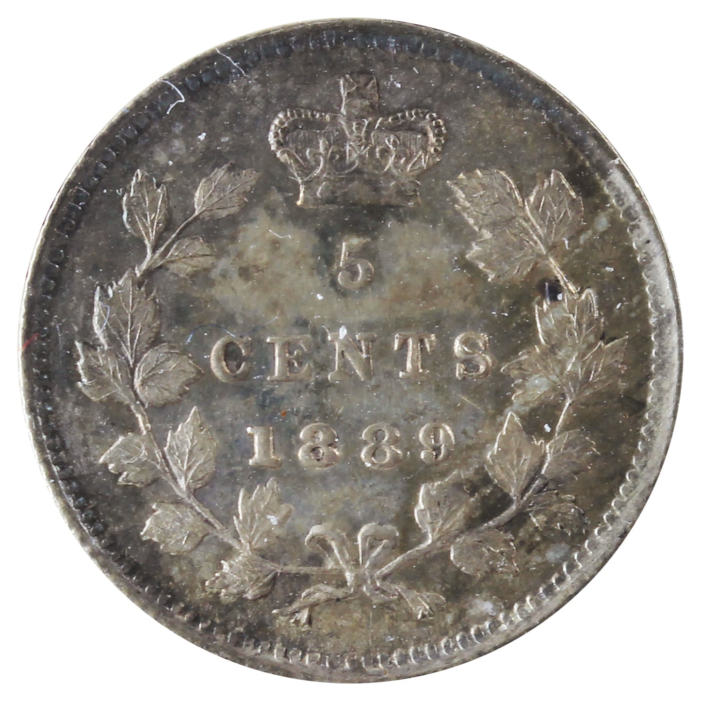 1889 Canada 5-cents ICCS Certified MS-63 (XQM 578)